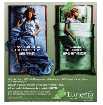 (Lunesta Sleeping Pill Commercial Ad, 2012)