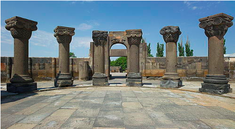 Figure 4: Columns of the Etchmiadzin Cathedral