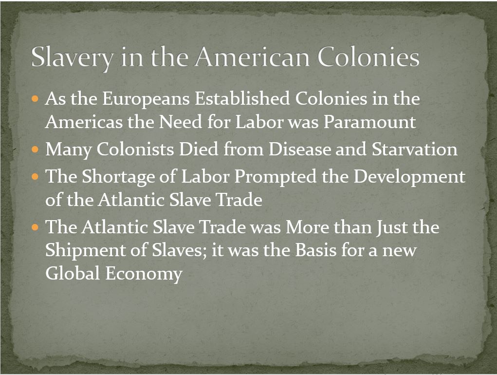 The Impact of the Revolutionary War on Slavery, Power Point Presentation With Speaker Notes Example
