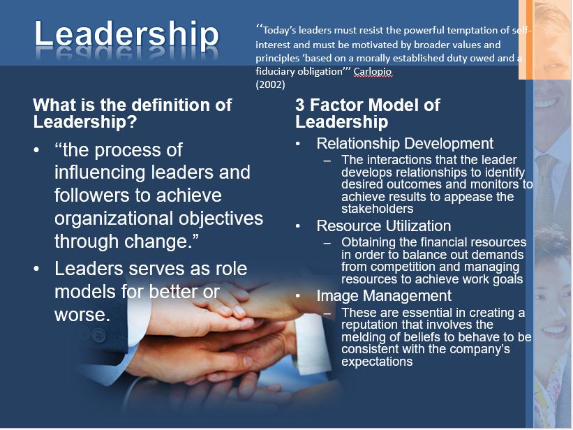 Compare and Contrast Notions of Ethical Leadership, Power Point Presentation Example