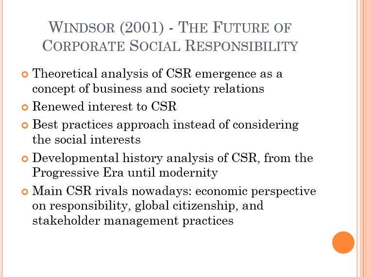 Corporate Social Responsibility, Power Point Presentation With Speaker Notes Example