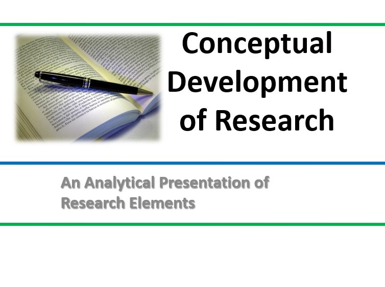 Conceptual Development of Research