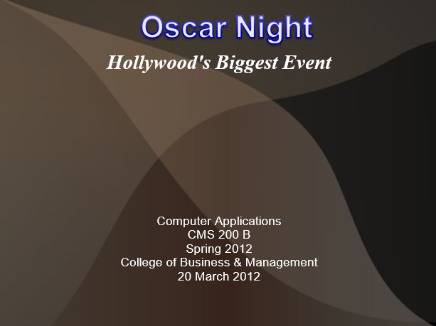 Hollywood's Biggest Event