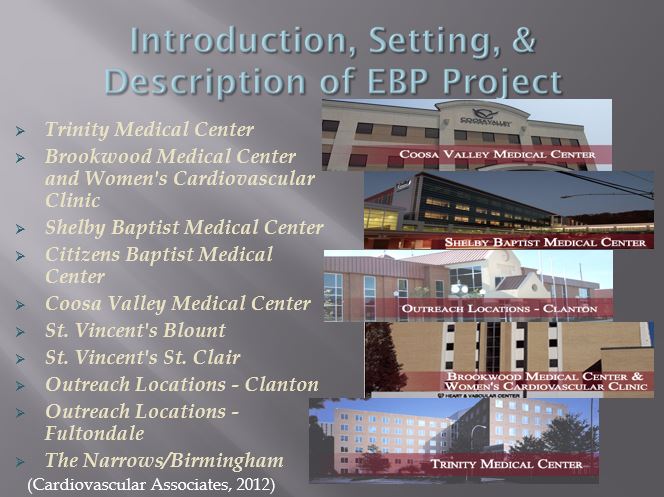 Introduction, Setting, & Description of EBP Project