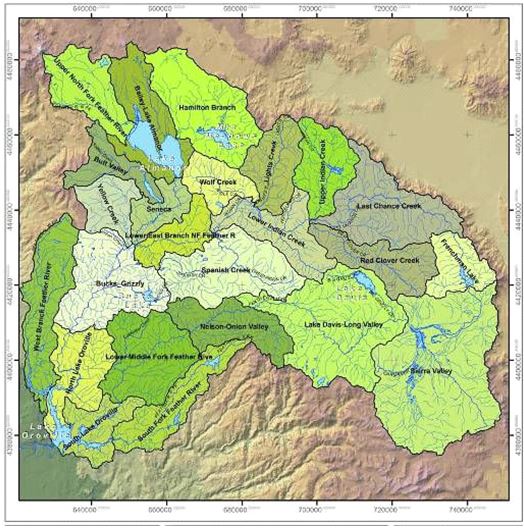 Map from the Integrated Regional Watershed Management Plan