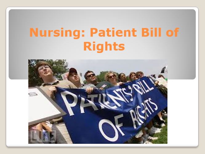 Patient Bill of Rights