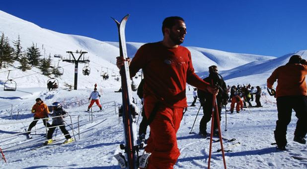 Skiing in Summer between June and August