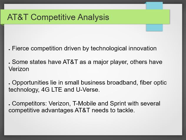 AT&T Competitive Analysis