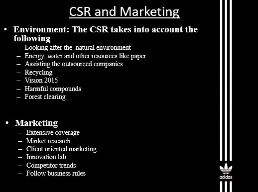 CSR and Marketing