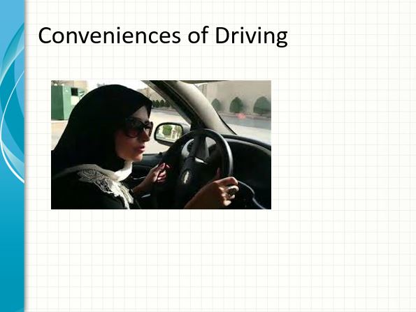 Conveniences of Driving