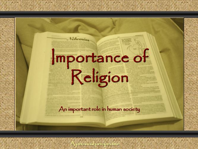 Importance of Religion