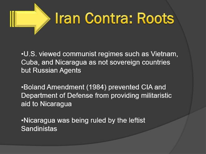 Iran Contra Affair, Power Point Presentation Example
