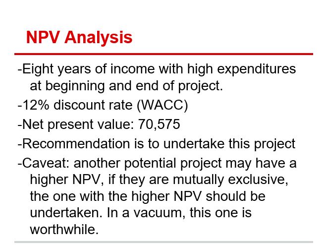 NPV Analysis