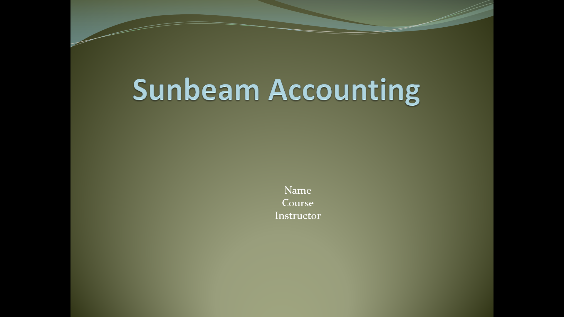 Sunbeam Overview, Power Point Presentation With Speaker Notes Example