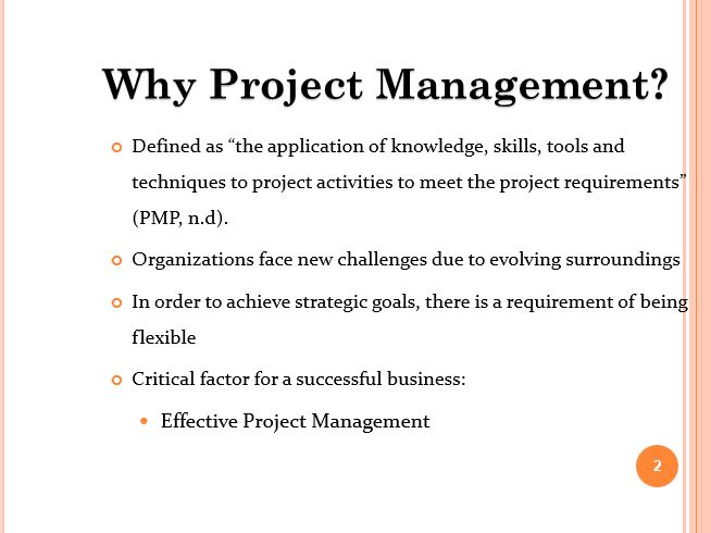 Why Project Management
