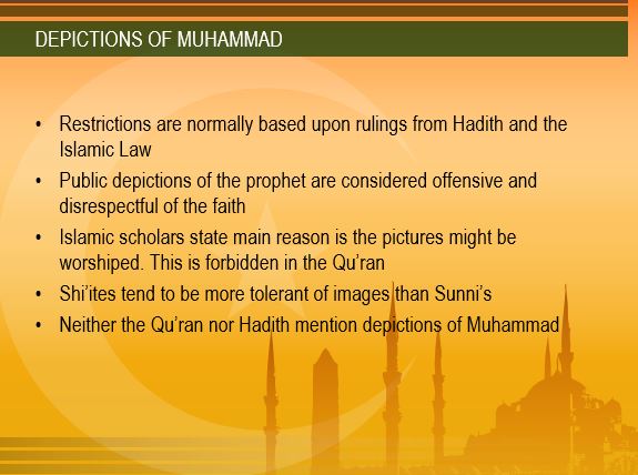 DEPICTIONS OF MUHAMMAD