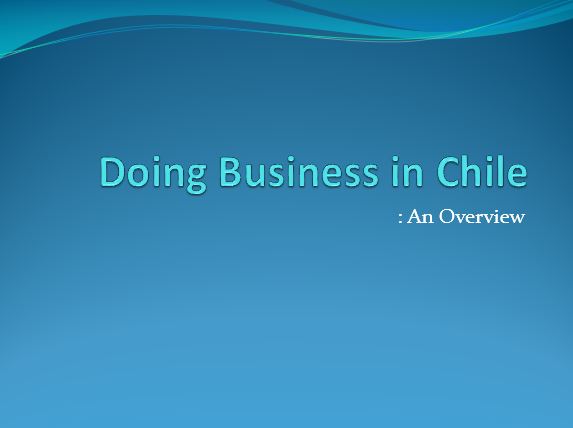 Doing Business in Chile