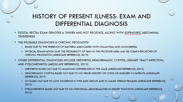 Exam and Differential diagnosis