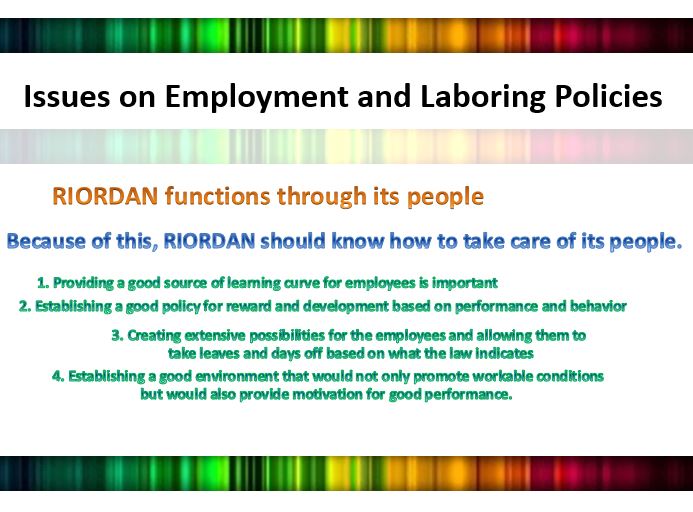 Laboring Policies