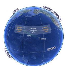 North Pacific Gyre location