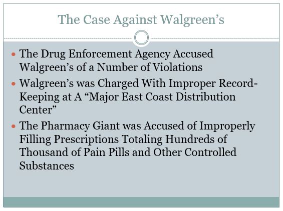 The Case Against Walgreen’s