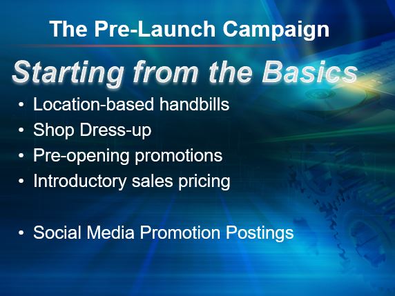 The Pre-Launch Campaign