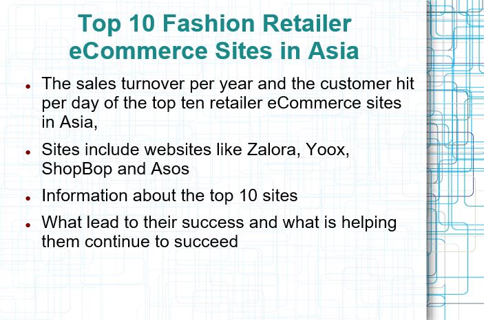 Top 10 Fashion Retailer eCommerce Sites in Asia