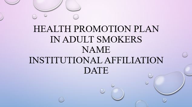 Adult smokers