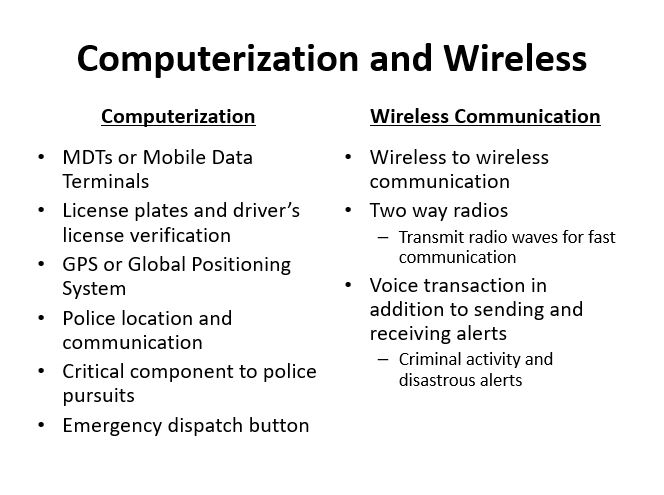 Computerization and Wireless