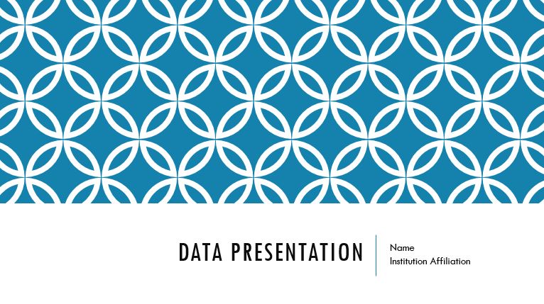 Data presentation