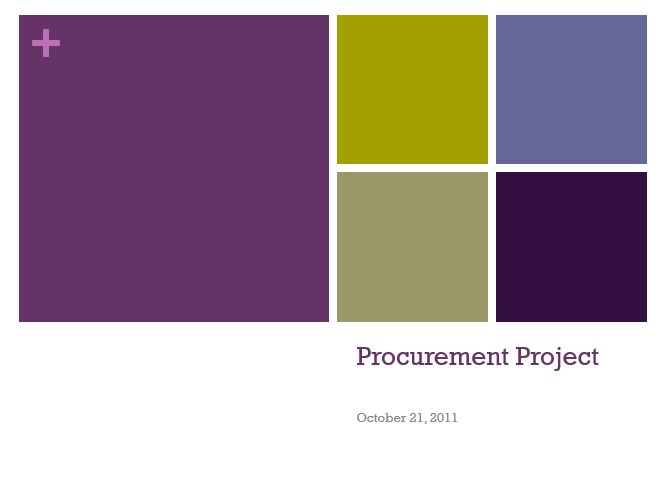 Procurement Project
