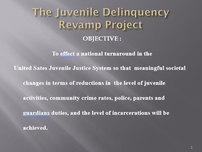 The Juvenile Delinquency