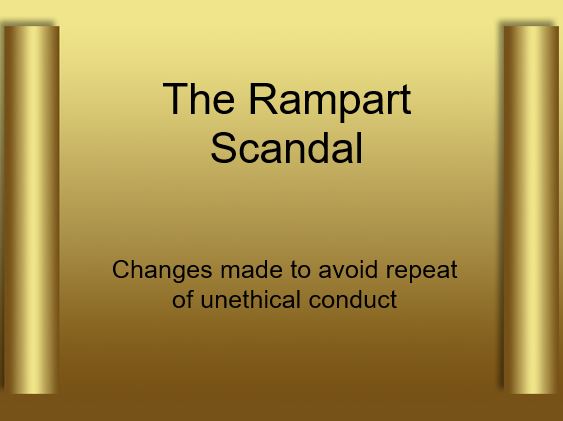 The Rampart Scandal