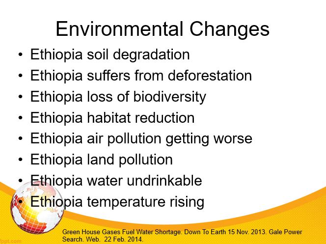 Environmental Changes
