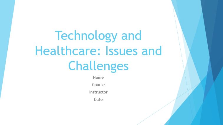 Technology and Healthcare