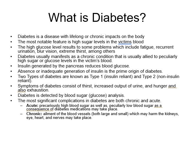 What is Diabetes