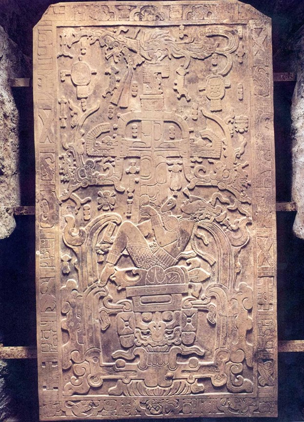 sarcophagus lid of King Pacal of Palenque