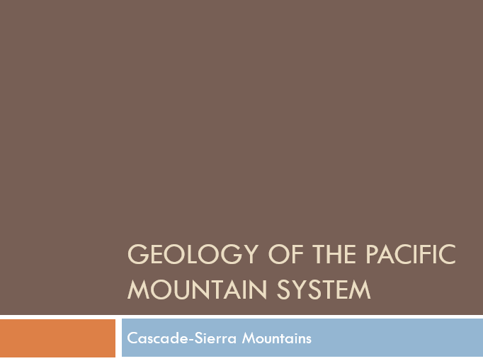 Cascade-Sierra Mountains