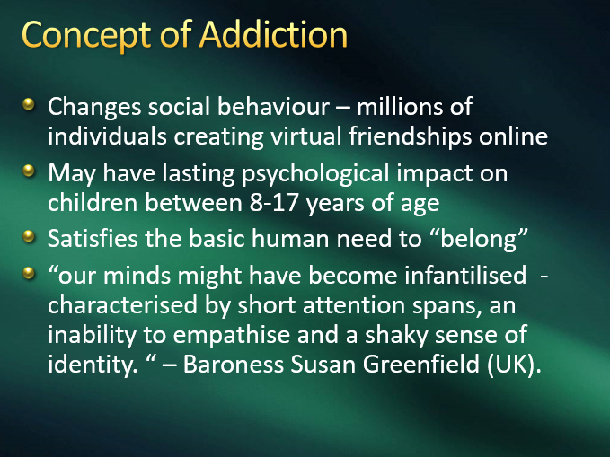 Concept of Addiction