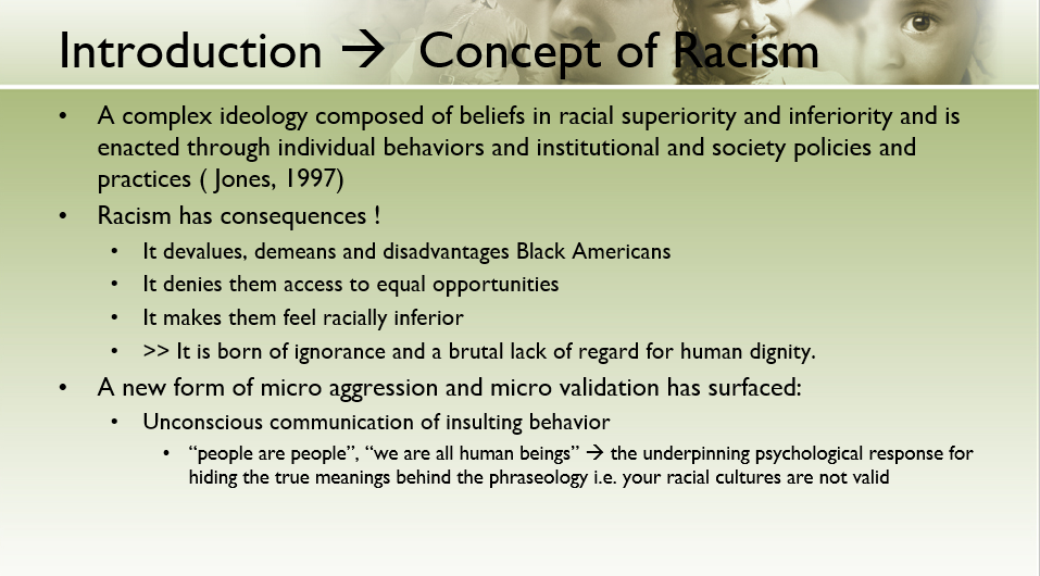 Concept of Racism