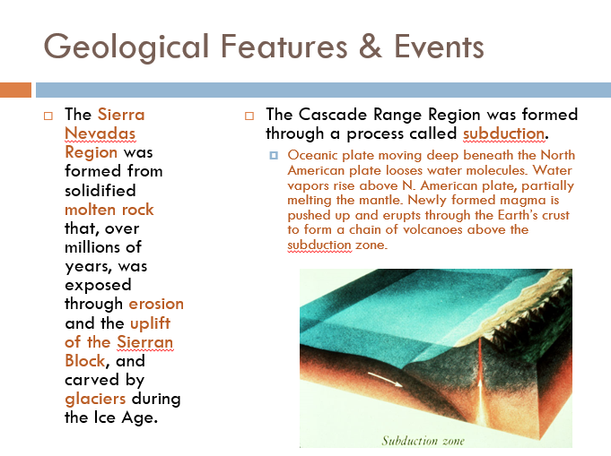 Geological Features & Events