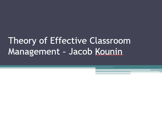 Management – Jacob Kounin