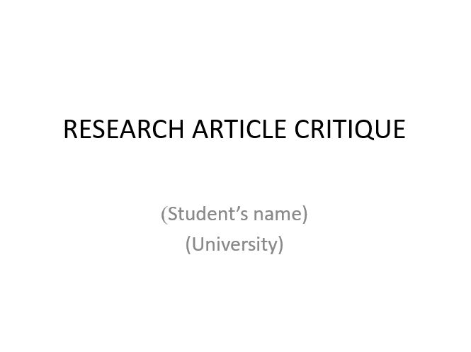 RESEARCH ARTICLE