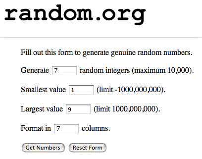 Random Number Generator