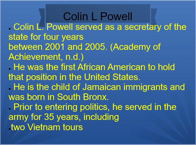 Colin L Powell