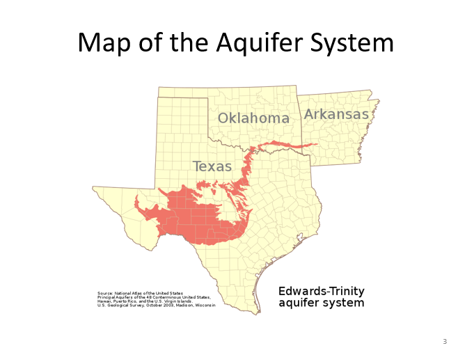 Map of the Aquifer System