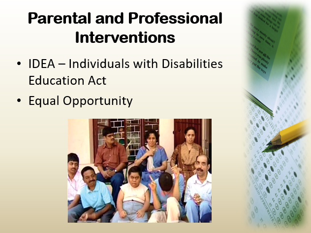 Parental and Professional Interventions