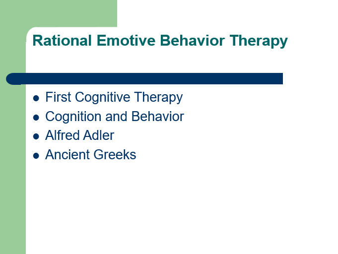 Rational Emotive Behavior Therapy