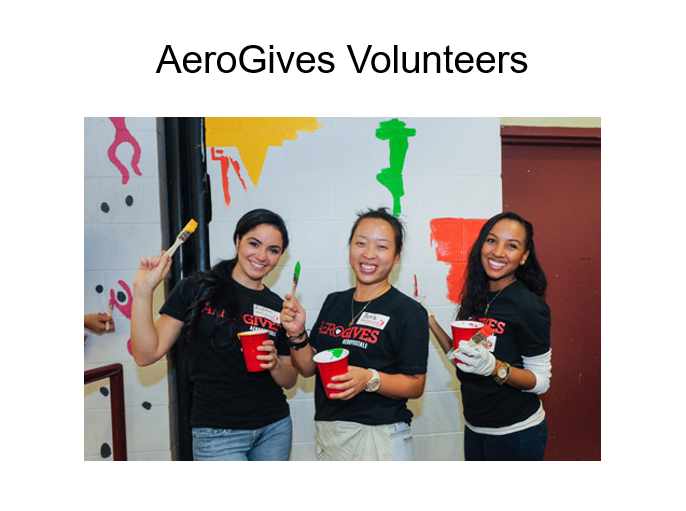 AeroGives Volunteers