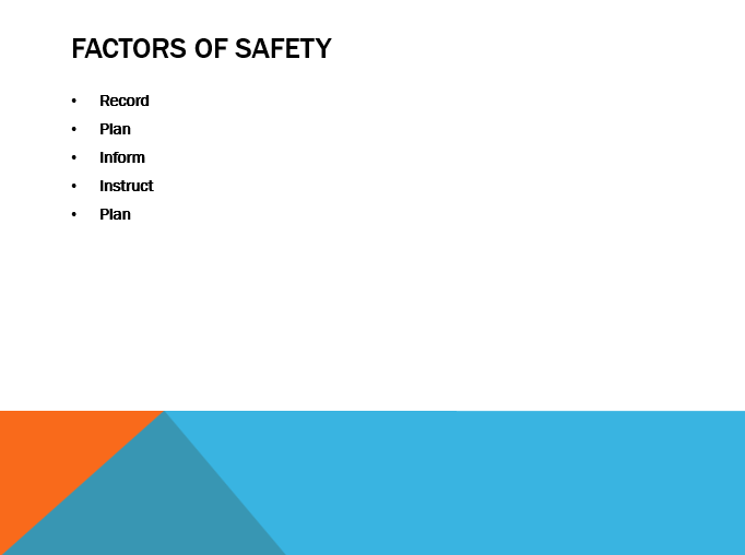 Factors of Safety